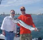 big barracuda using light tackle